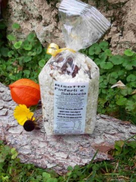 Preparato per risotto ai finferli e salsiccia 300g